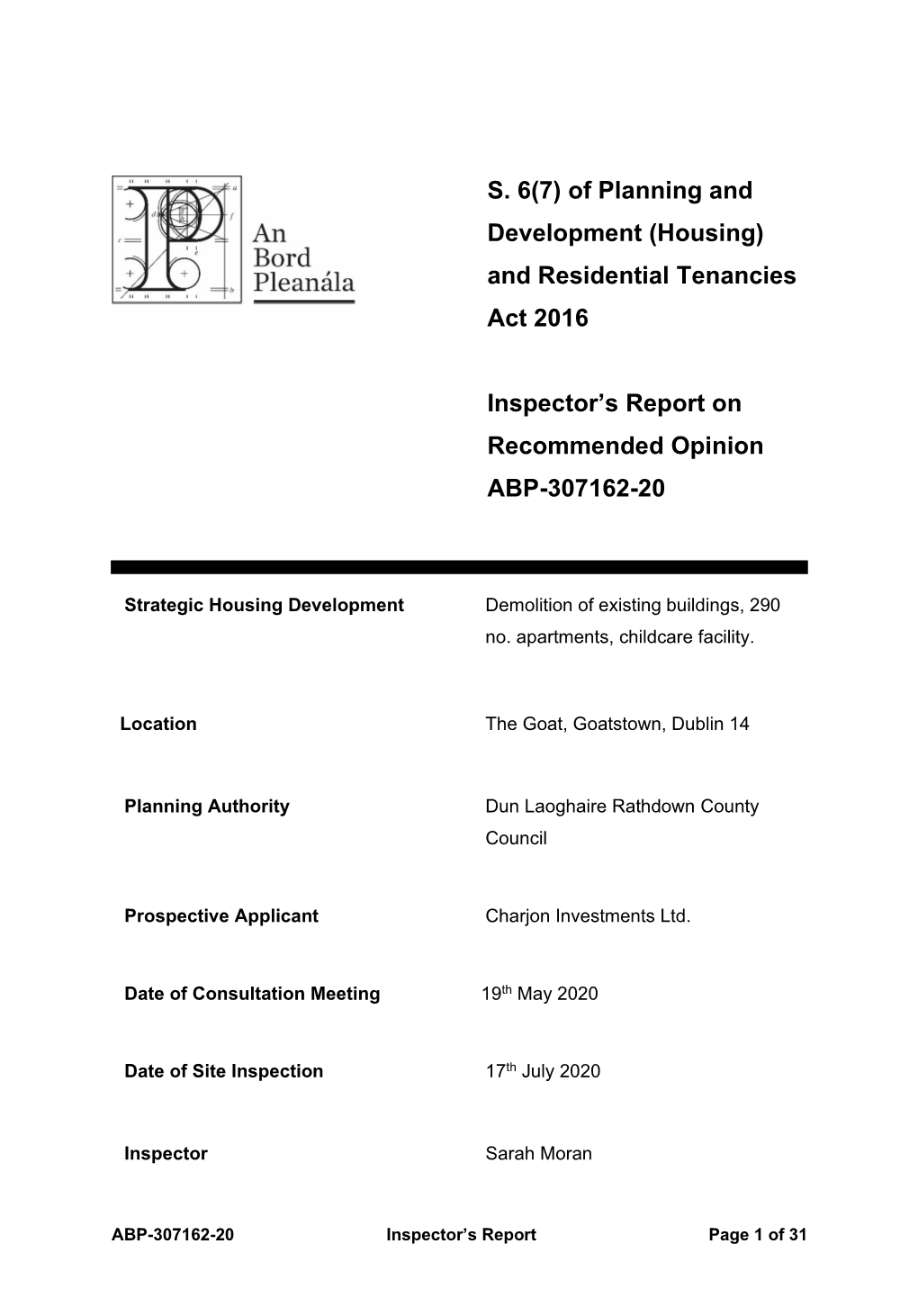 (Housing) and Residential Tenancies Act 2016