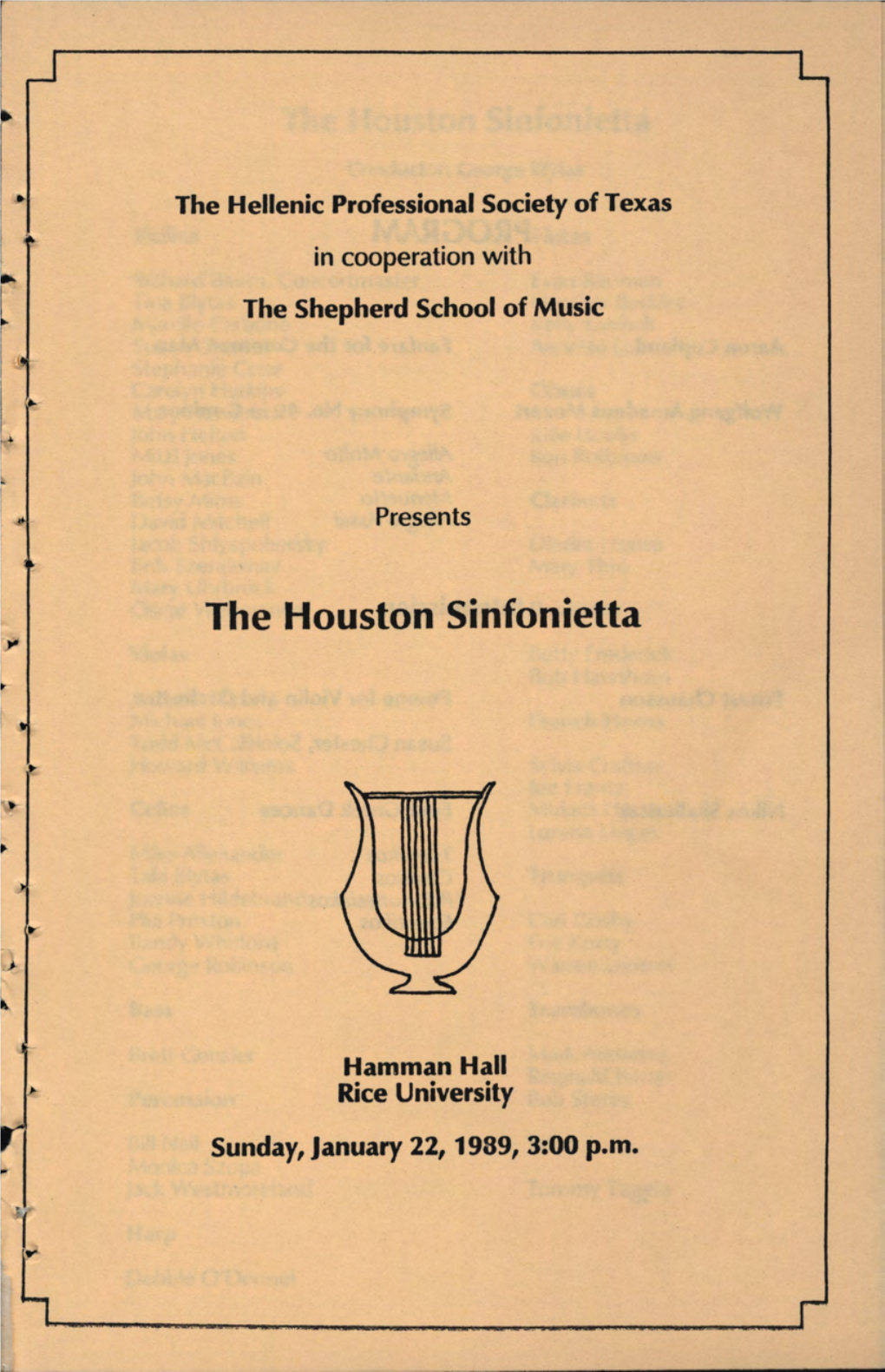 The Houston Sinfonietta