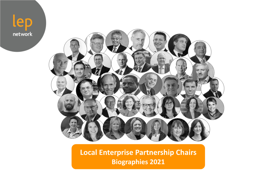 Local Enterprise Partnership Chairs – Biographies 2021