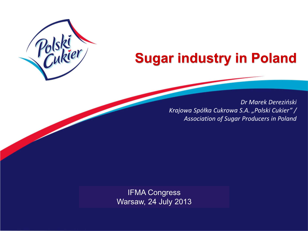 First Sugar Factory in the Kingdom of Poland Opened Its Doors