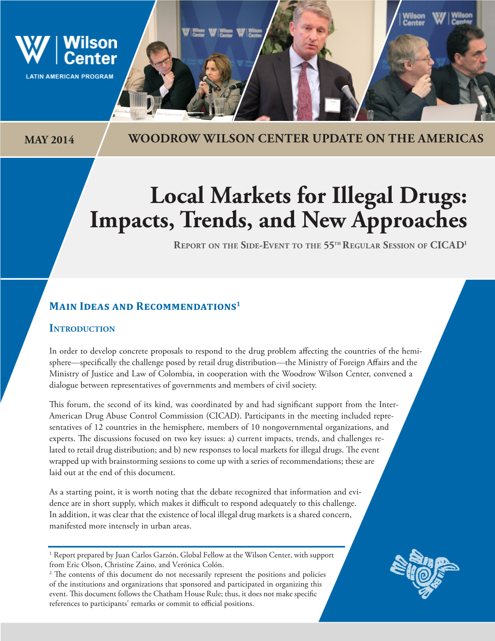 Local Markets for Illegal Drugs: Impacts, Trends, and New Approaches