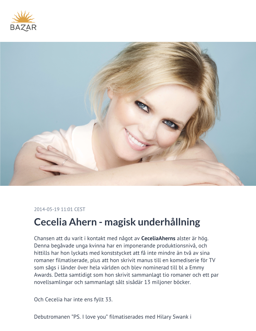 Cecelia Ahern - Magisk Underhållning