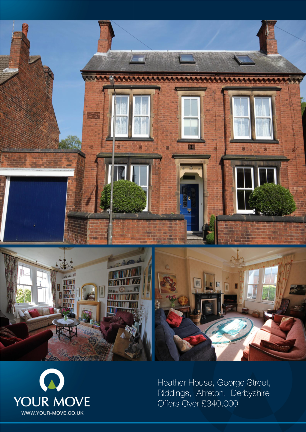 Heather House, George Street, Riddings, Alfreton, Derbyshire Offers Over £340,000 George Street, Riddings, Alfreton, Derbyshire