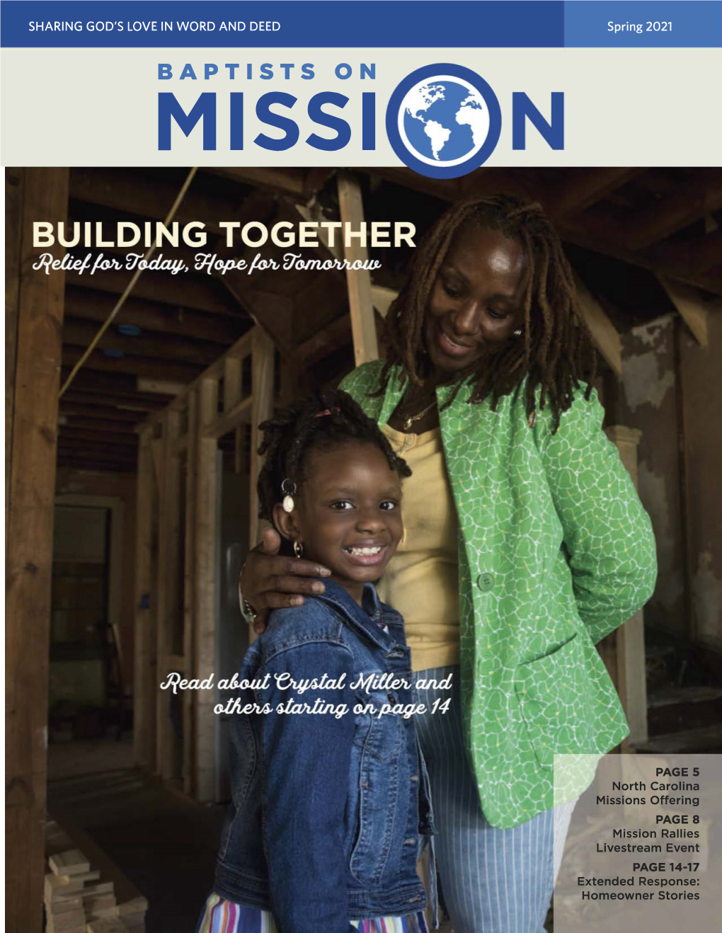 Baptists on Mission Through Your Generous Gifts to the NC Missions Offering