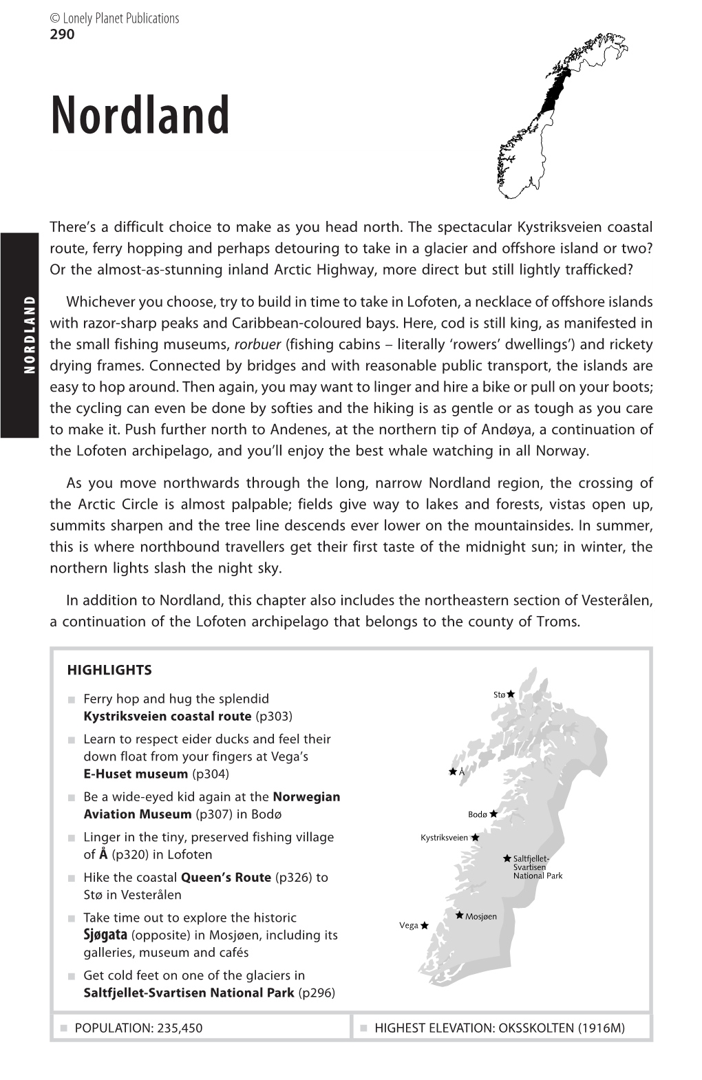 NORDLAND a Continuationofthelofoten Archipelago Thatbelongstothecountyoftroms