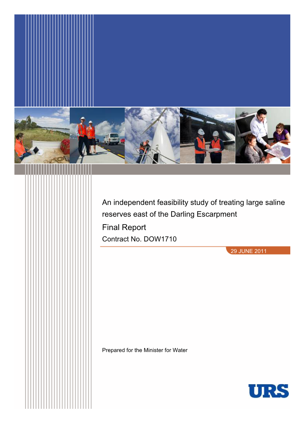 An Independent Feasibility Study of Treating Large Saline Reserves East of the Darling Escarpment