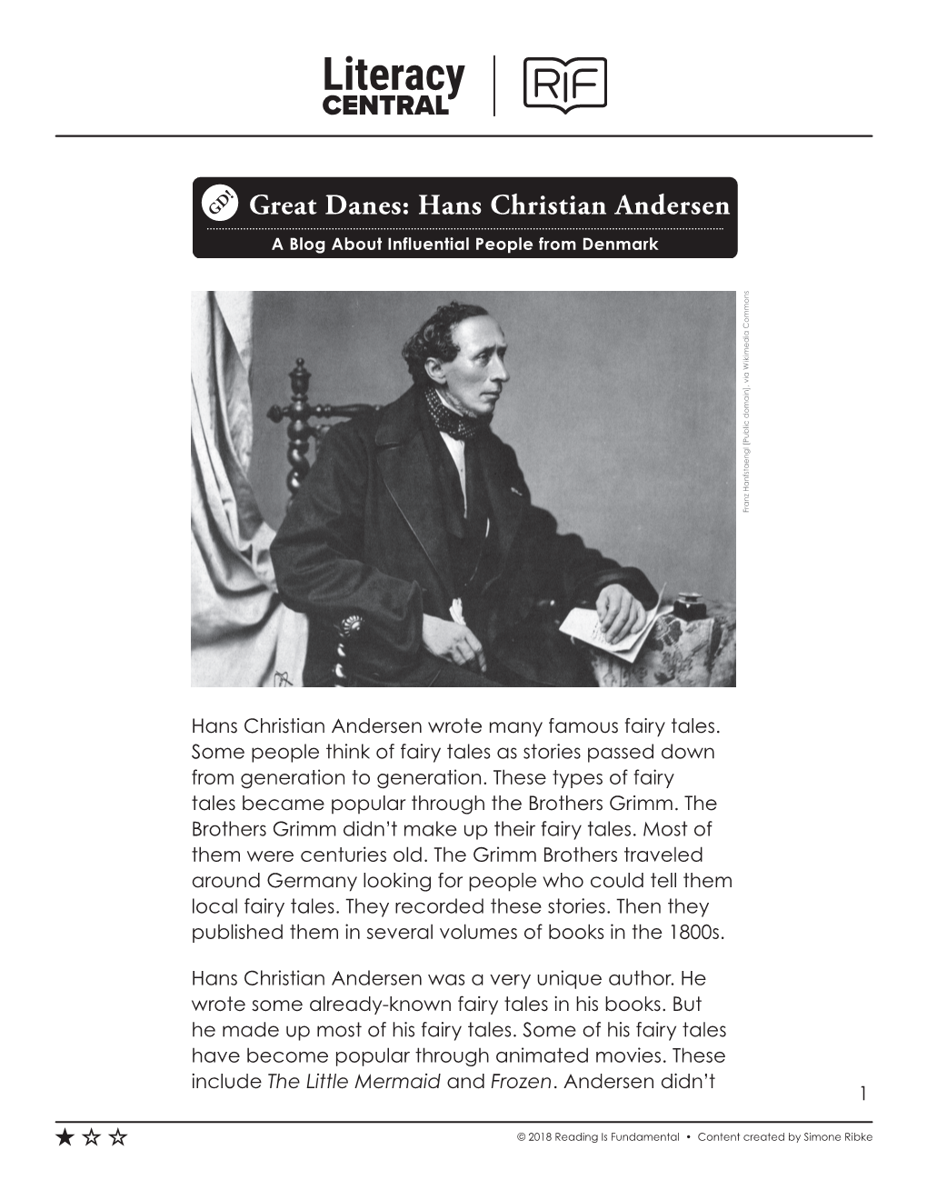 Hans Christian Andersen Wrote Many Famous Fairy Tales