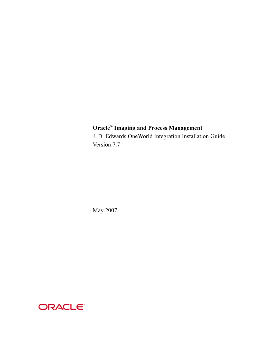 Oracle Imaging and Process Management s1