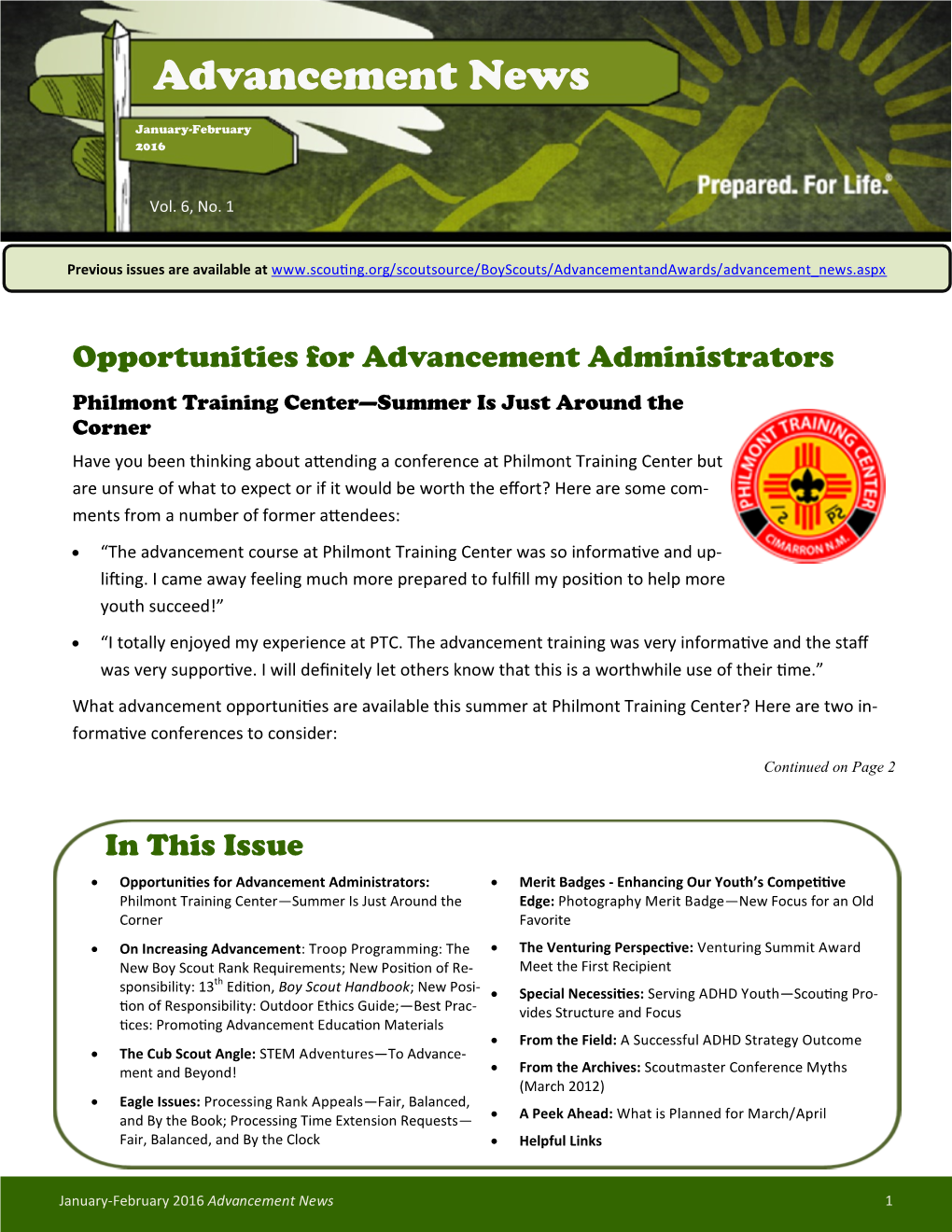 Advancement News News