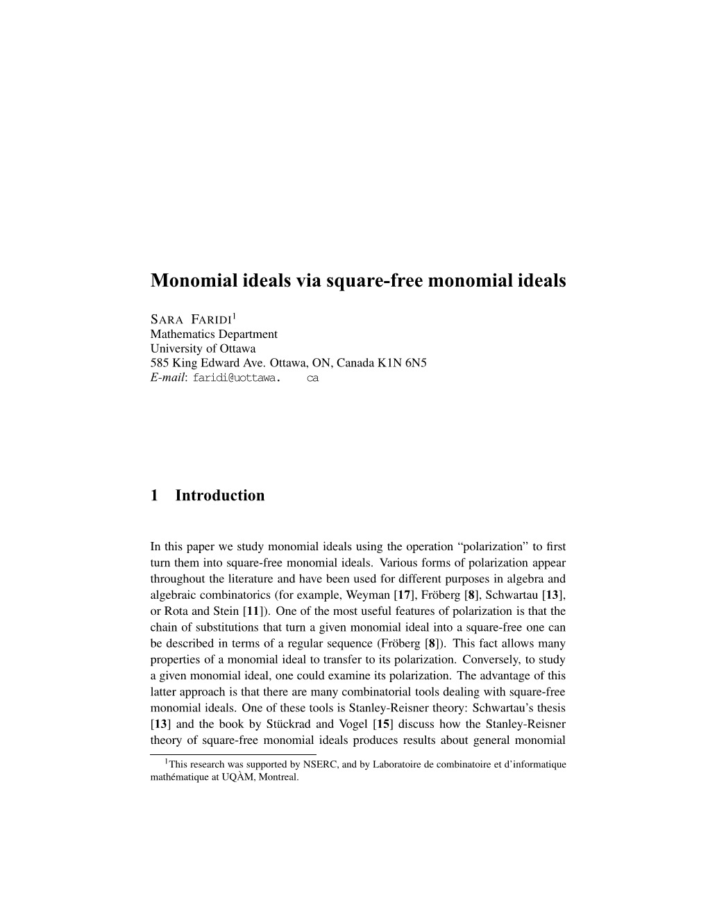 Monomial Ideals Via Square-Free Monomial Ideals