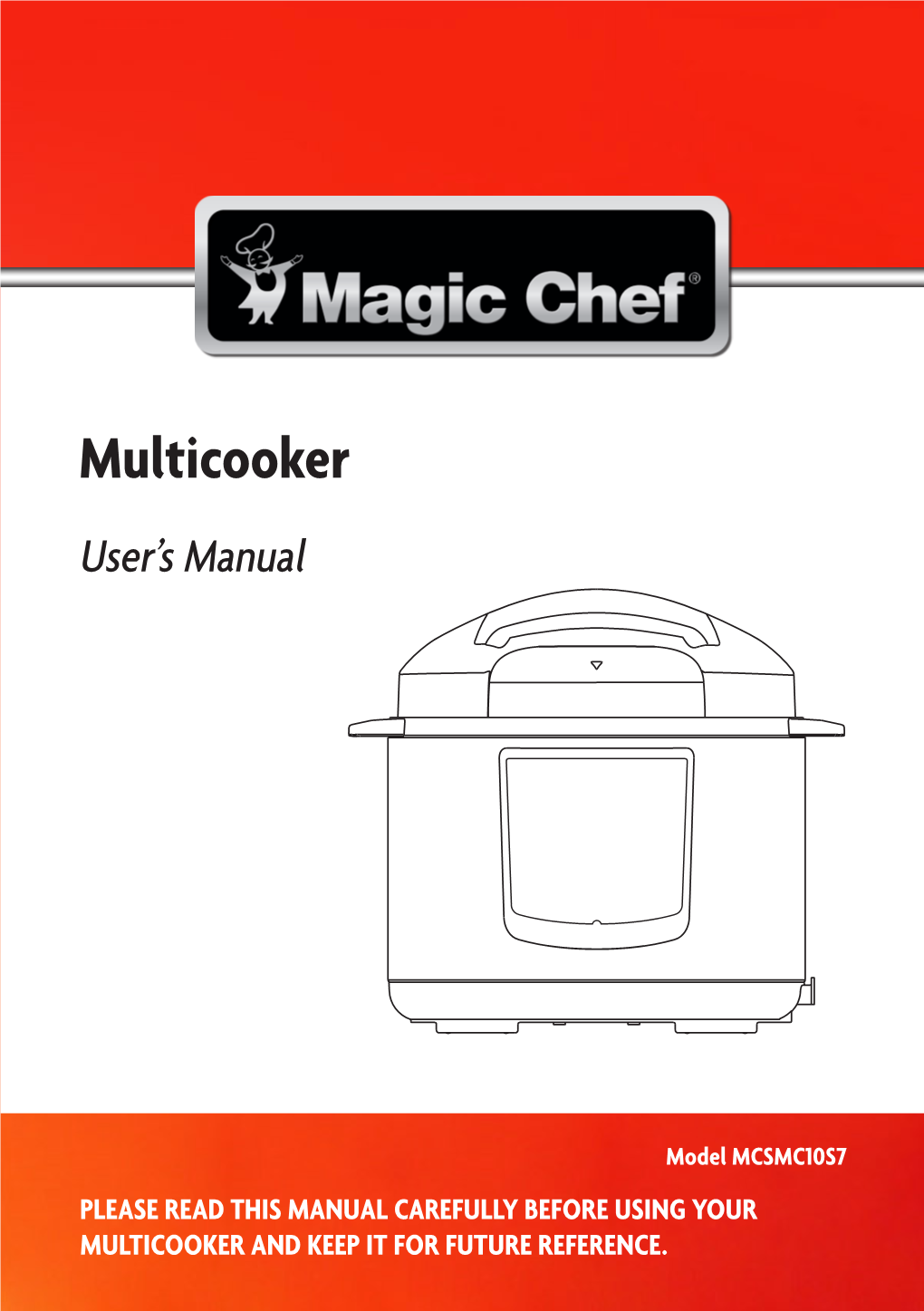 Multicooker User’S Manual