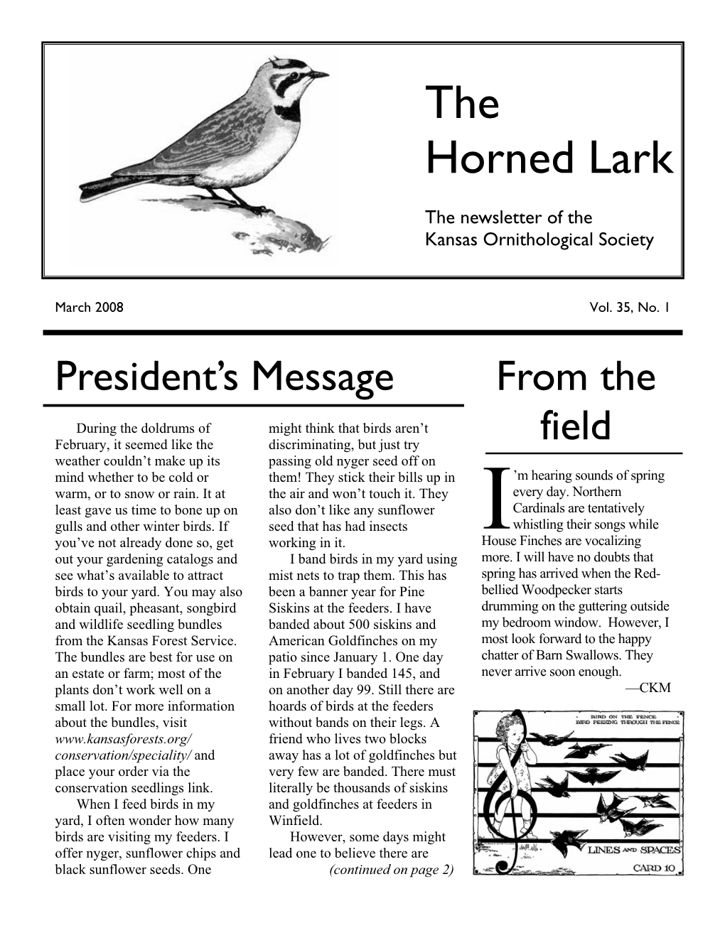 The Horned Lark