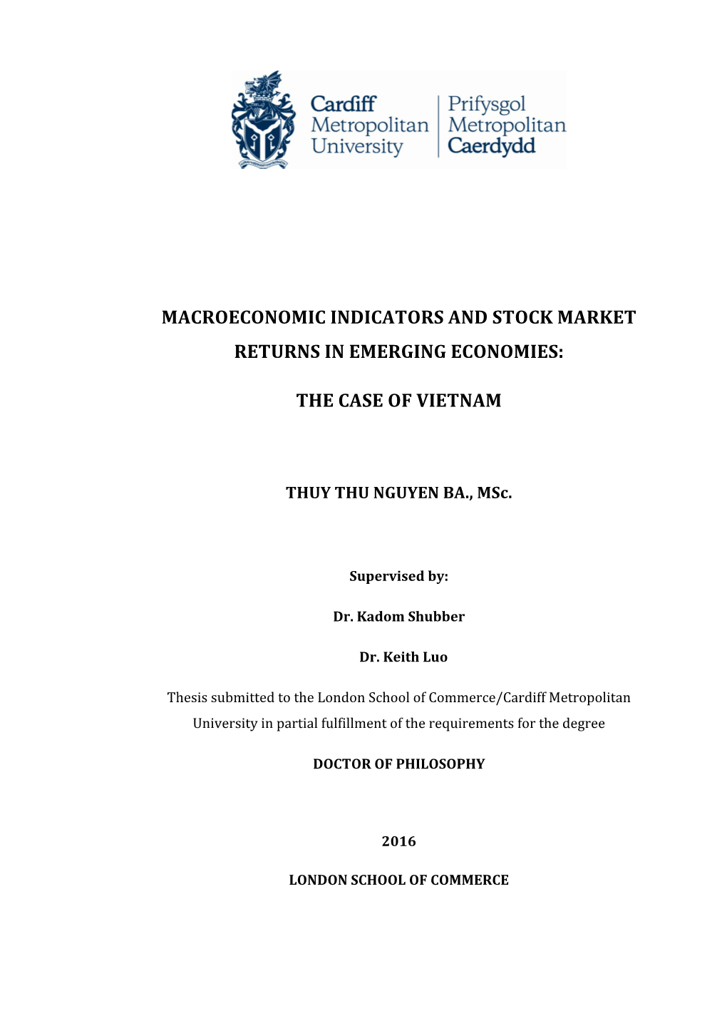 Macroeconomic Indicators and Stock Market Returns in Emerging Economies