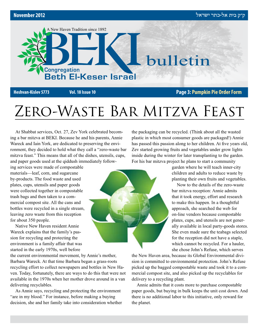 BEKI Bulletin November 2012