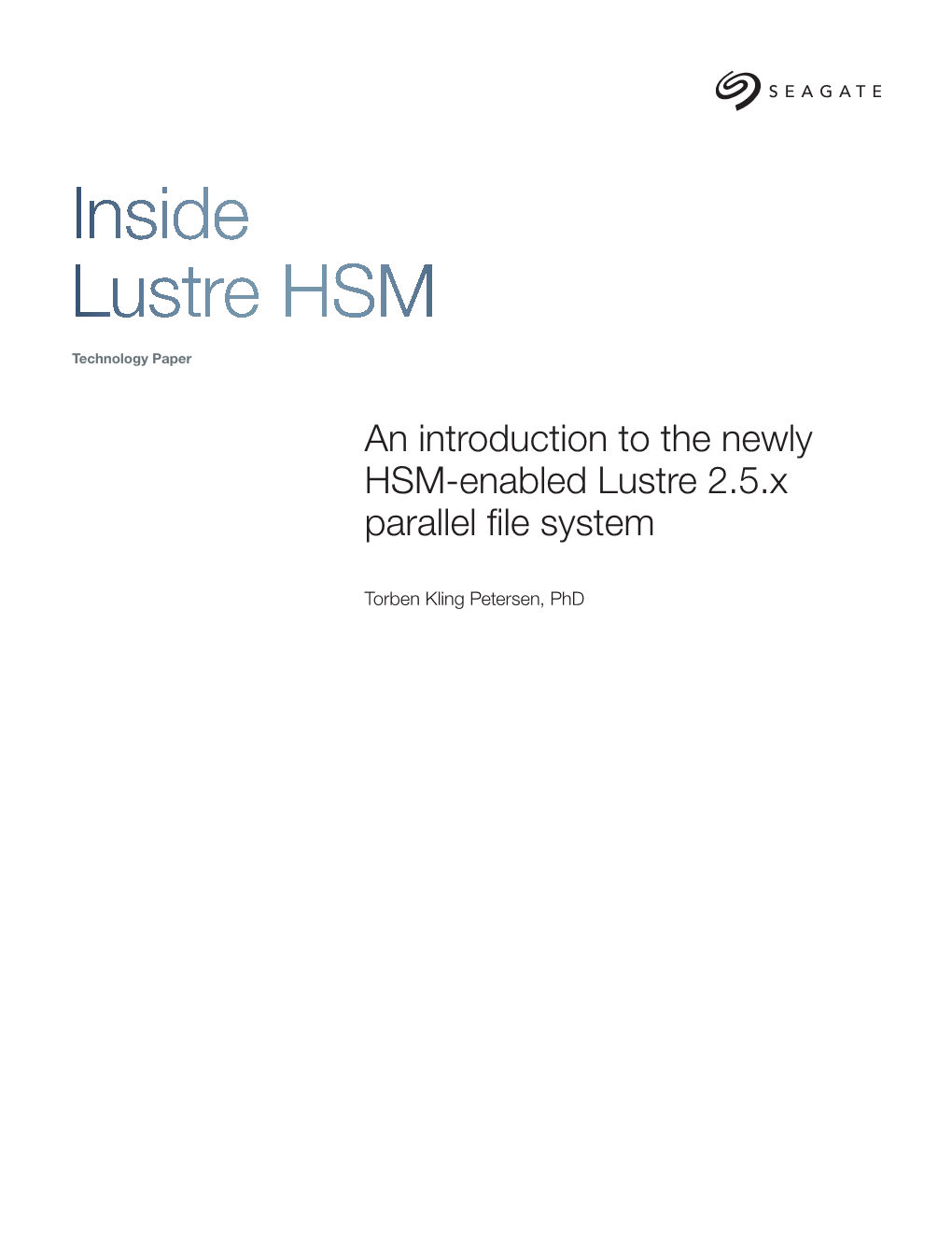 Inside Lustre HSM