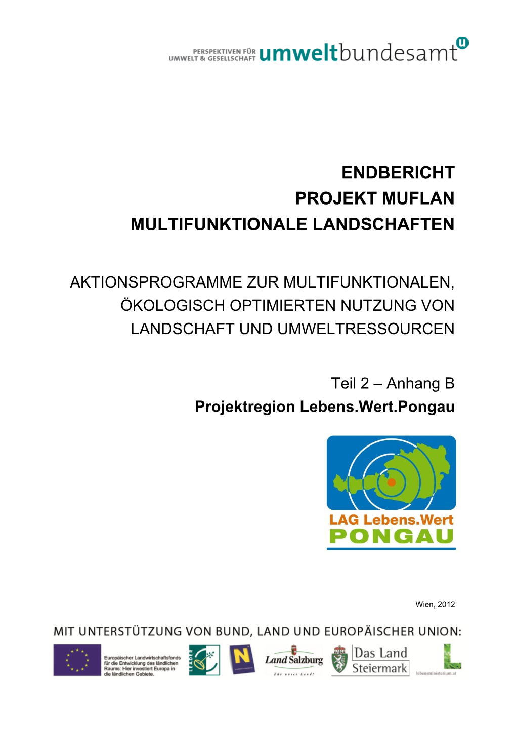 Endbericht Projekt Muflan Multifunktionale Landschaften