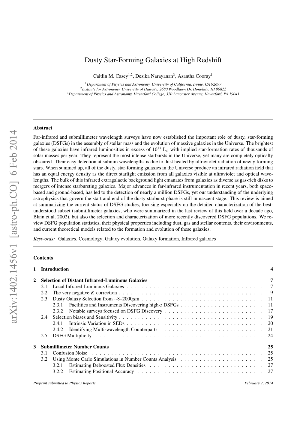 Arxiv:1402.1456V1 [Astro-Ph.CO] 6 Feb 2014 2.4.1 Intrinsic Variation in Seds