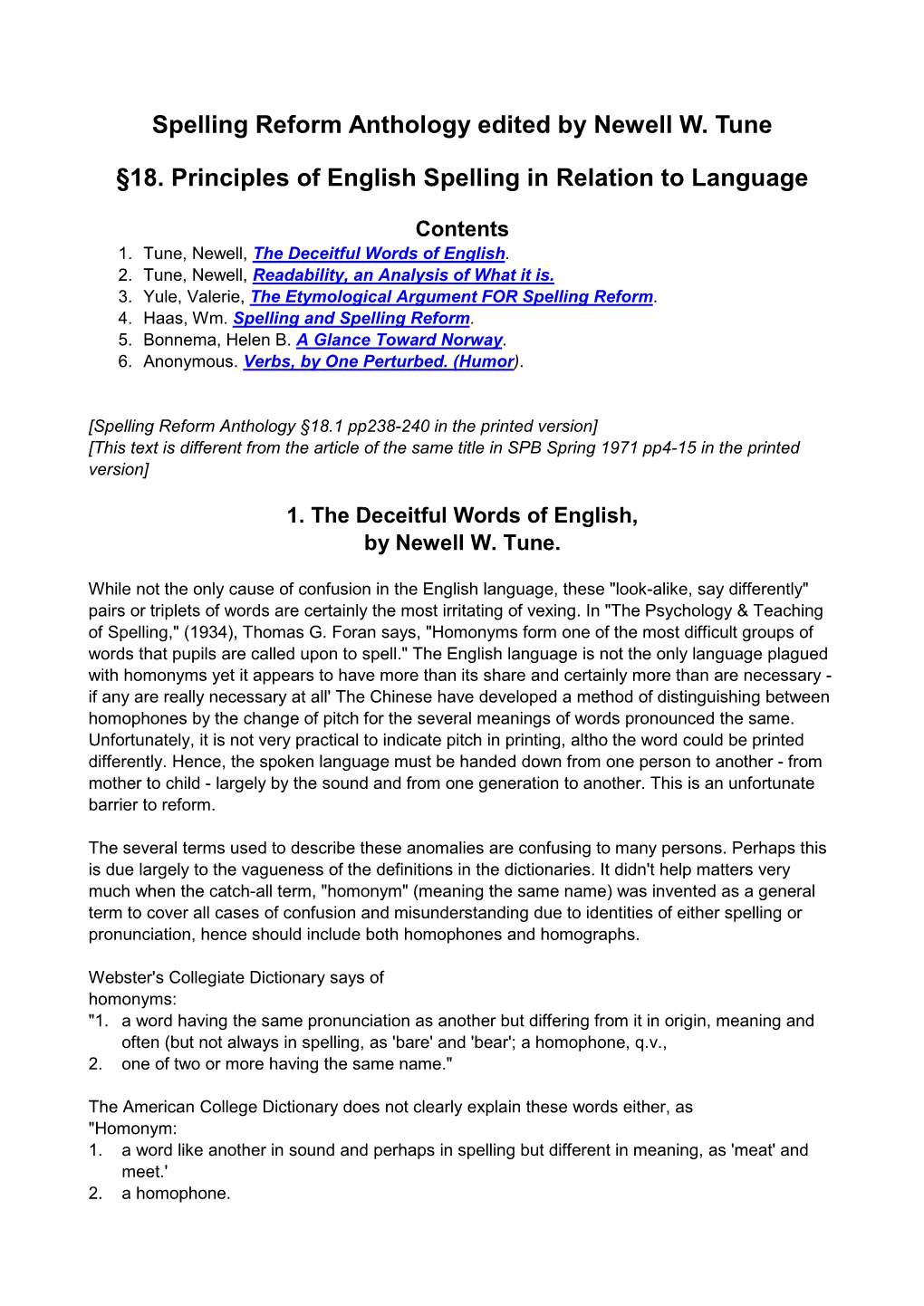 18. Principles of English Spelling in Relation to Language