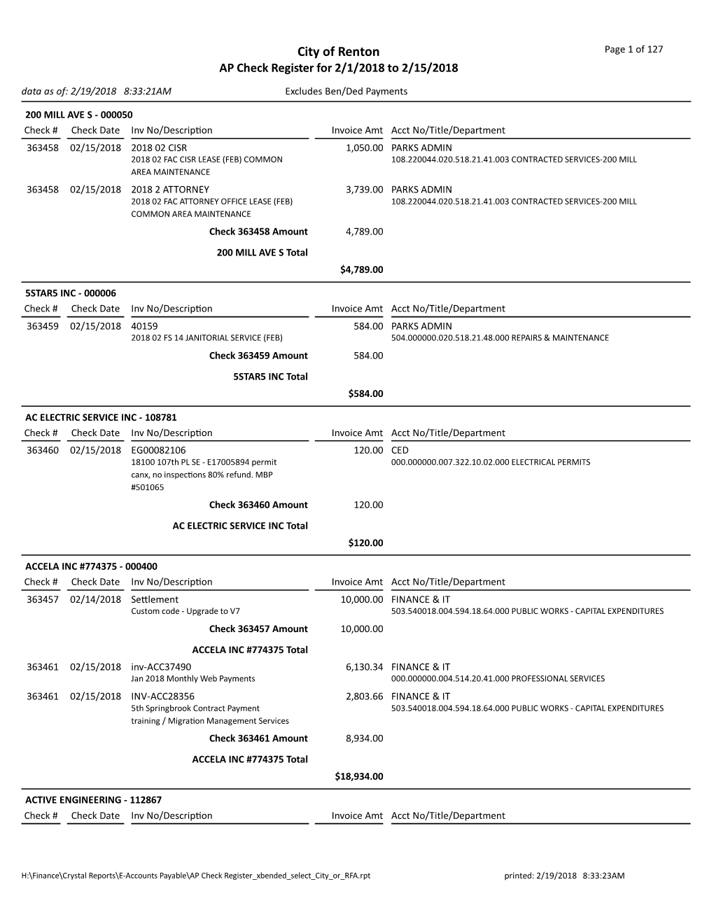 Crystal Reports