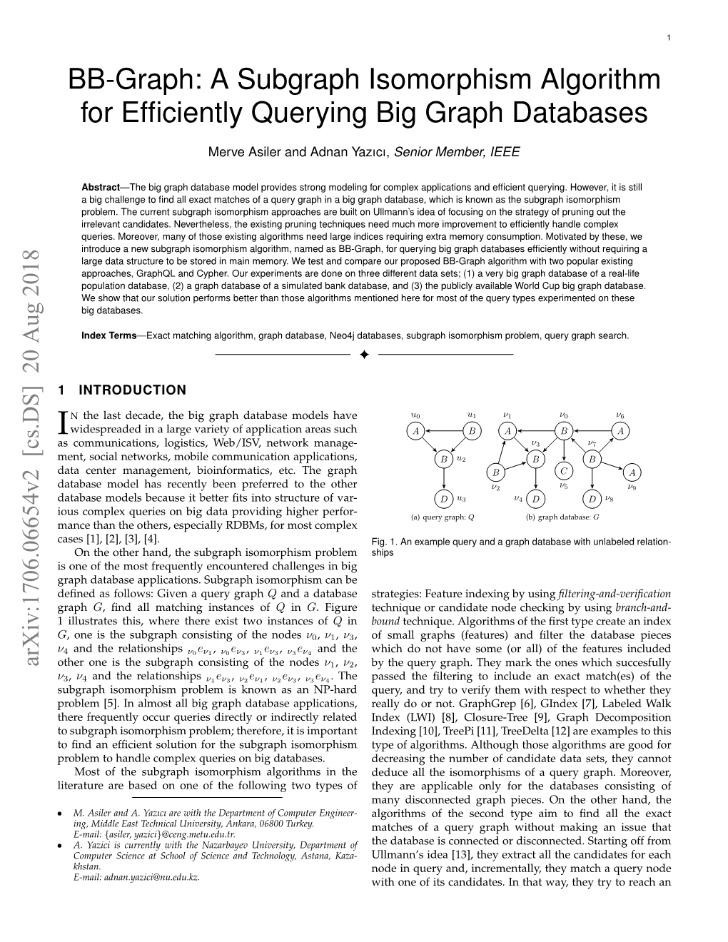 A Subgraph Isomorphism Algorithm for Efficiently Querying Big Graph