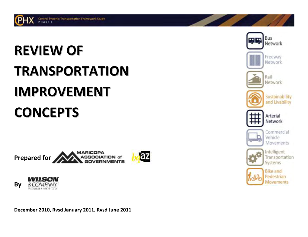 Central Phoenix Transportation Framework Study