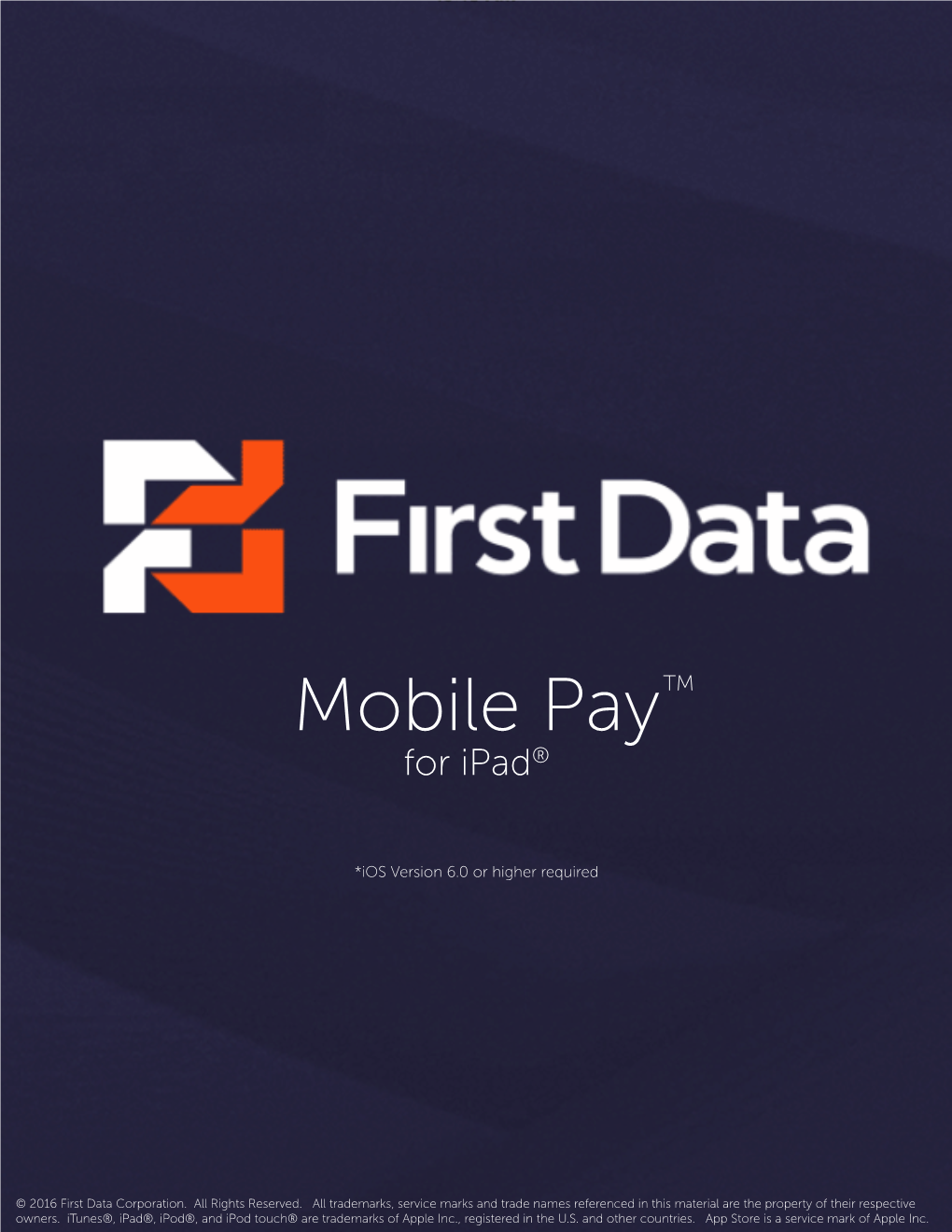 Mobile Pay TM for Ipad®