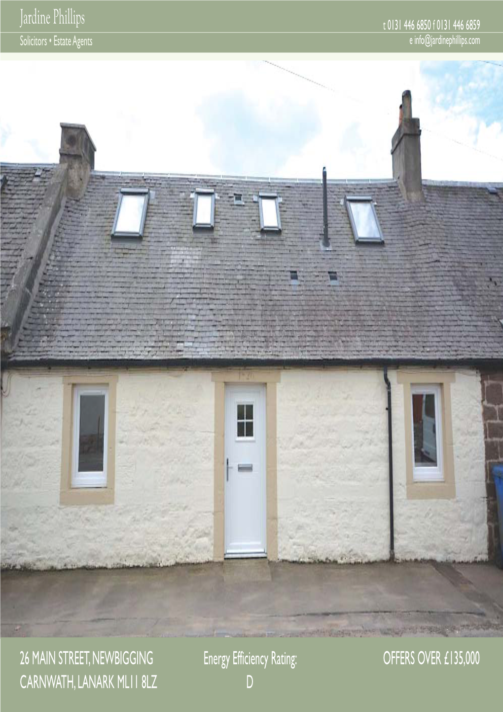 26 Main Street, Newbigging, Carnwath, Lanark