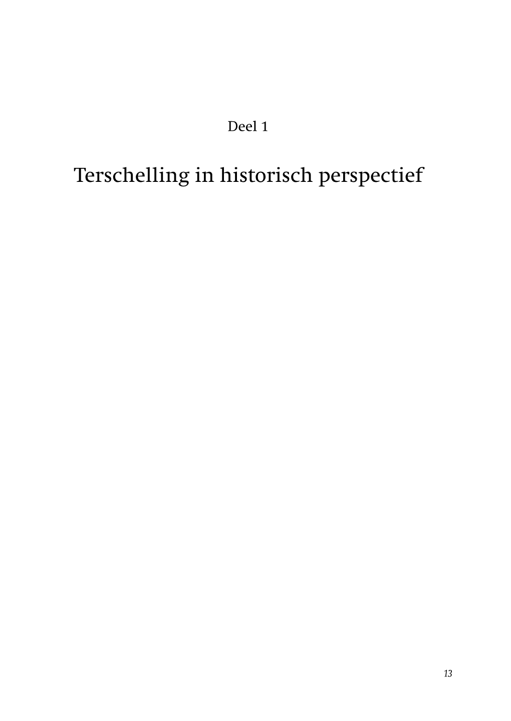 Terschelling in Historisch Perspectief