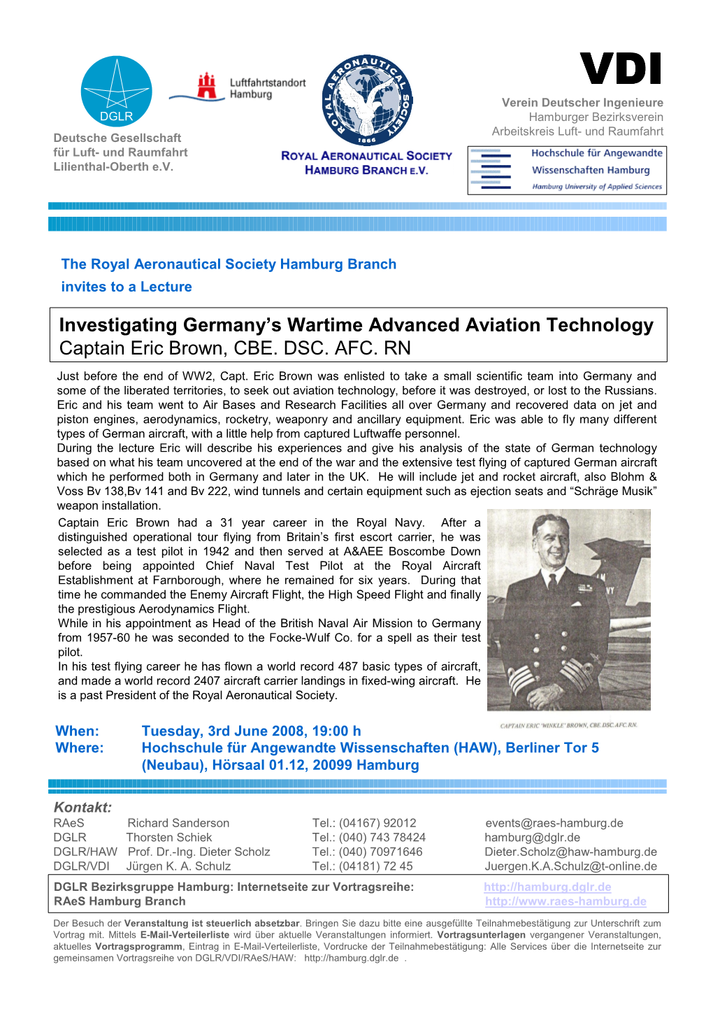 Investigating Germany's Wartime Advanced Aviation Technology