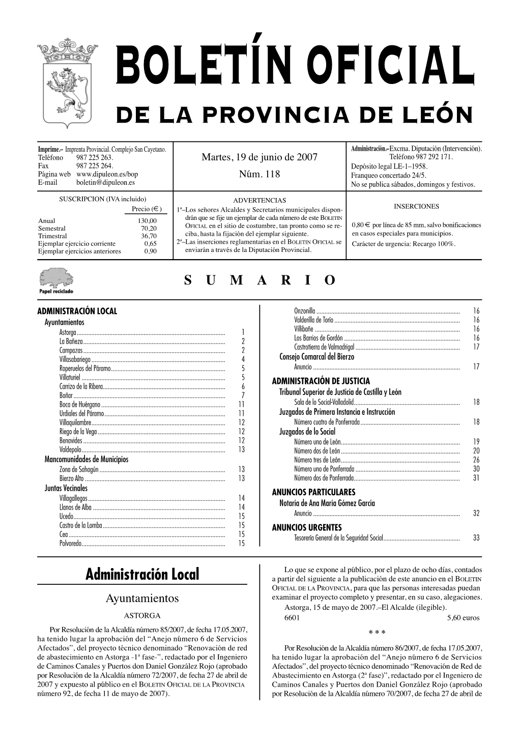 De La Provincia De León