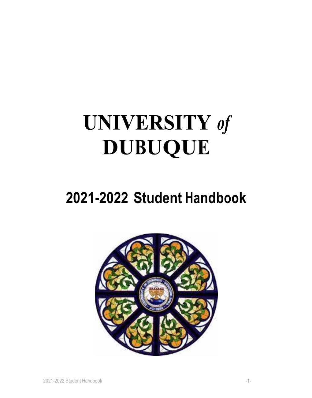 Student Handbook