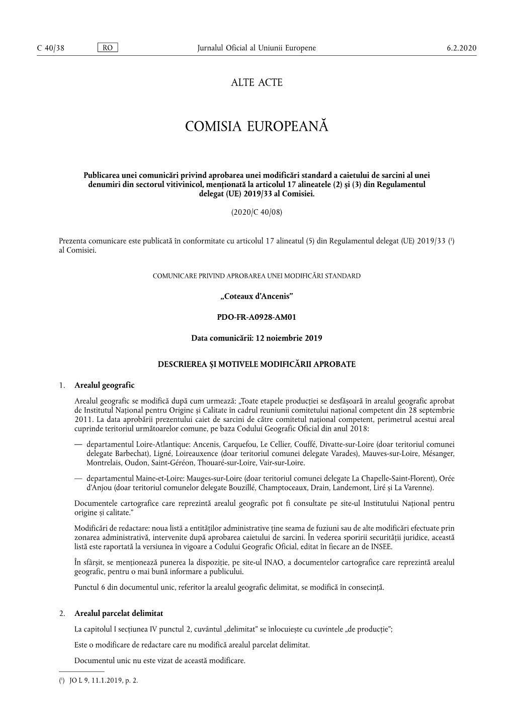 Comisia Europeană