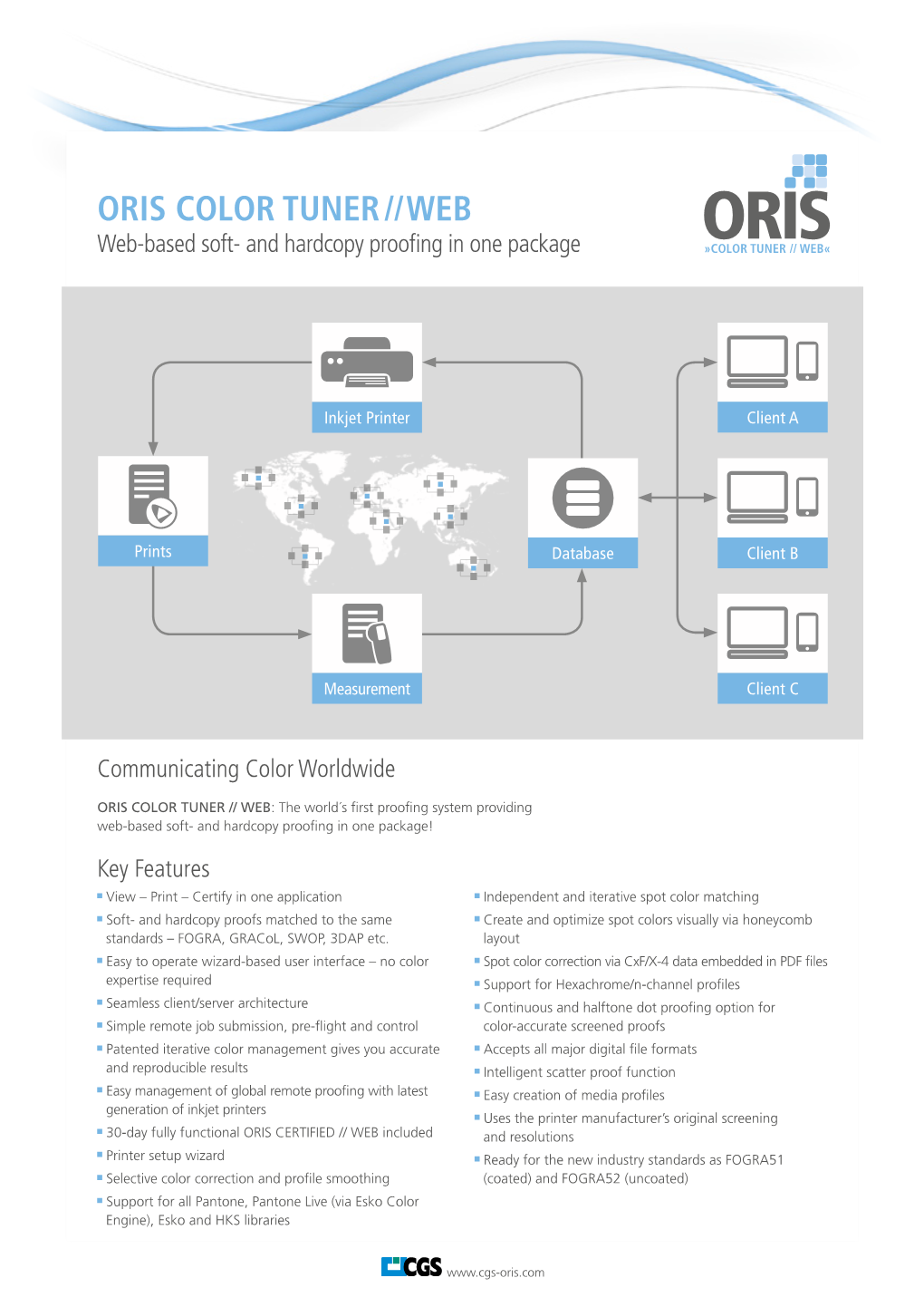 ORIS COLOR TUNER // WEB Web-Based Soft- and Hardcopy Proofing in One Package