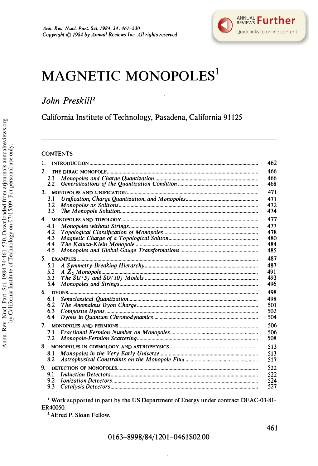 Preskill-1984-Monopoles.Pdf