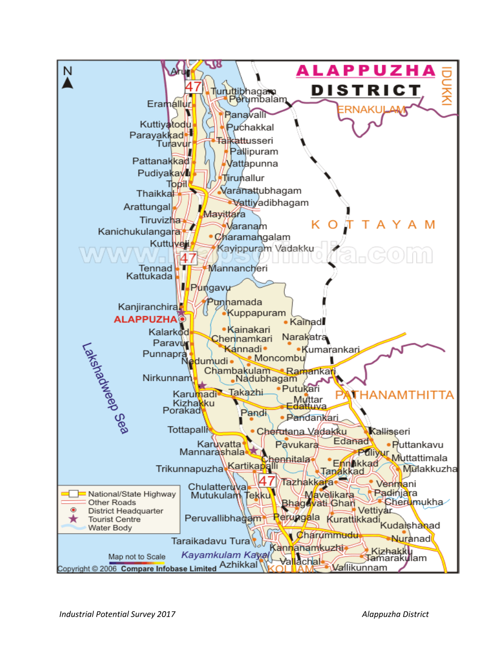 Industrial Potential Survey 2017 Alappuzha District INDUSTRIAL POTENTIAL SURVEY 2017 ALAPPUZHA DISTRICT