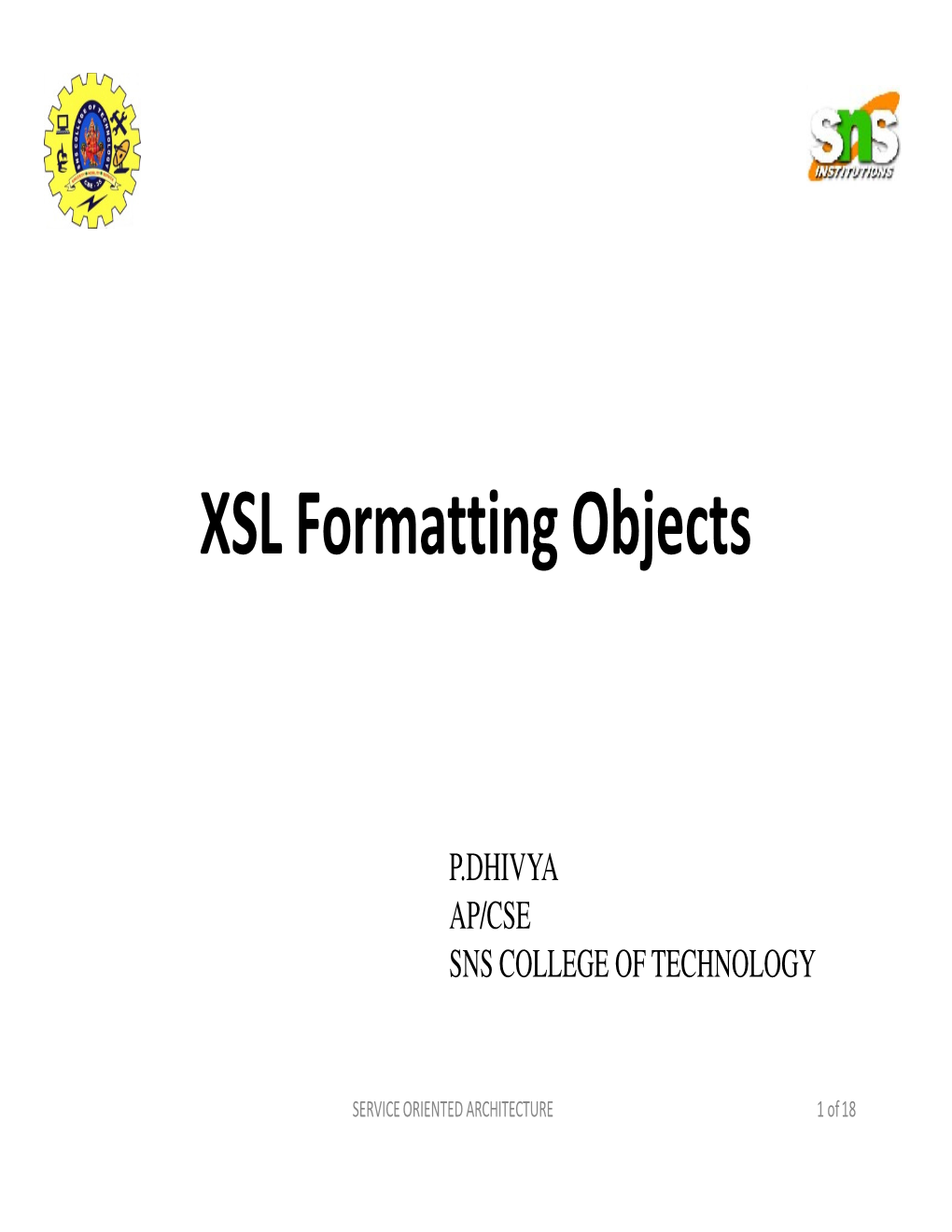 XSL Formatting Objects
