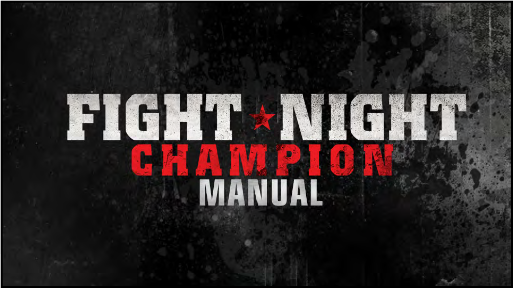 Fight-Night-Champion-Manuals