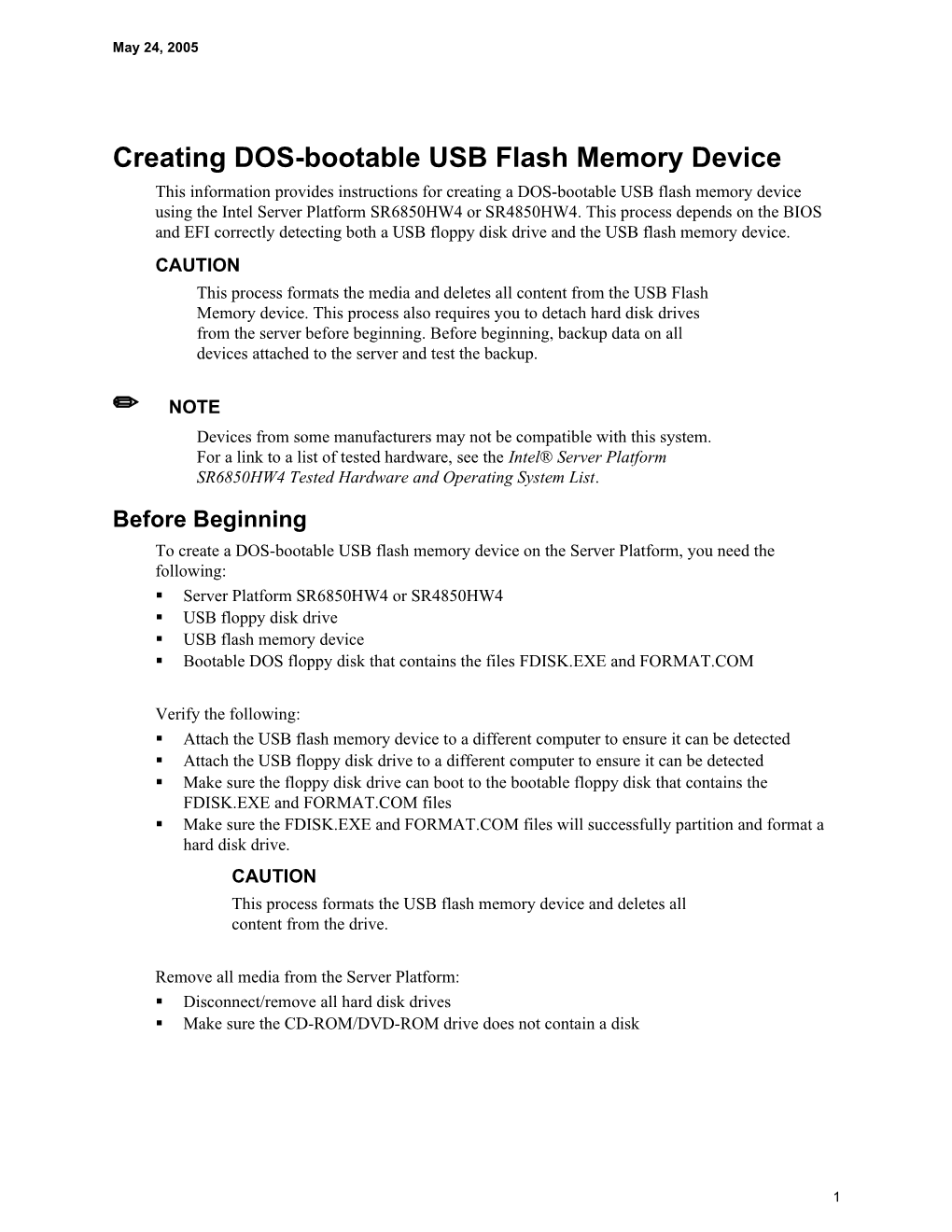 Creating a Bootable Keyfob