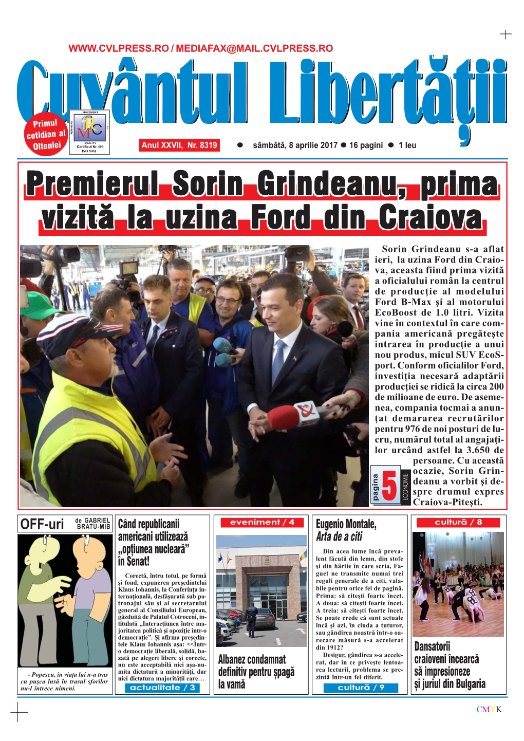 Sorin Grindeanu Sa Aflat Ieri, La Uzina Ford Din Craio