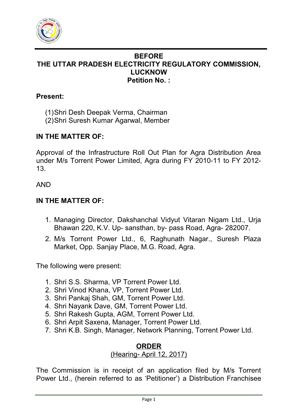 NPCL Tariff Order - Ver 7.0