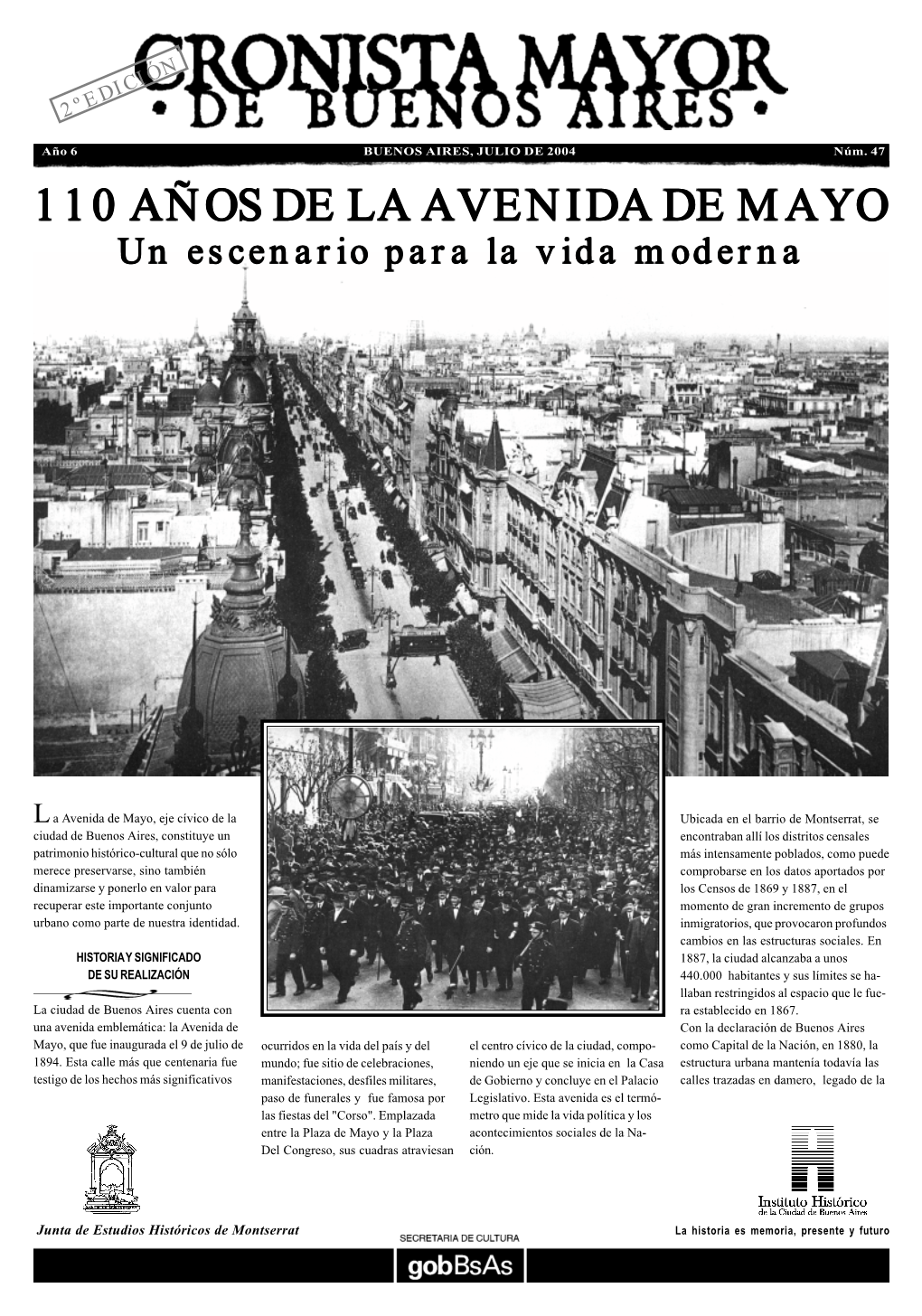 110 Años De La Avenida De Mayo