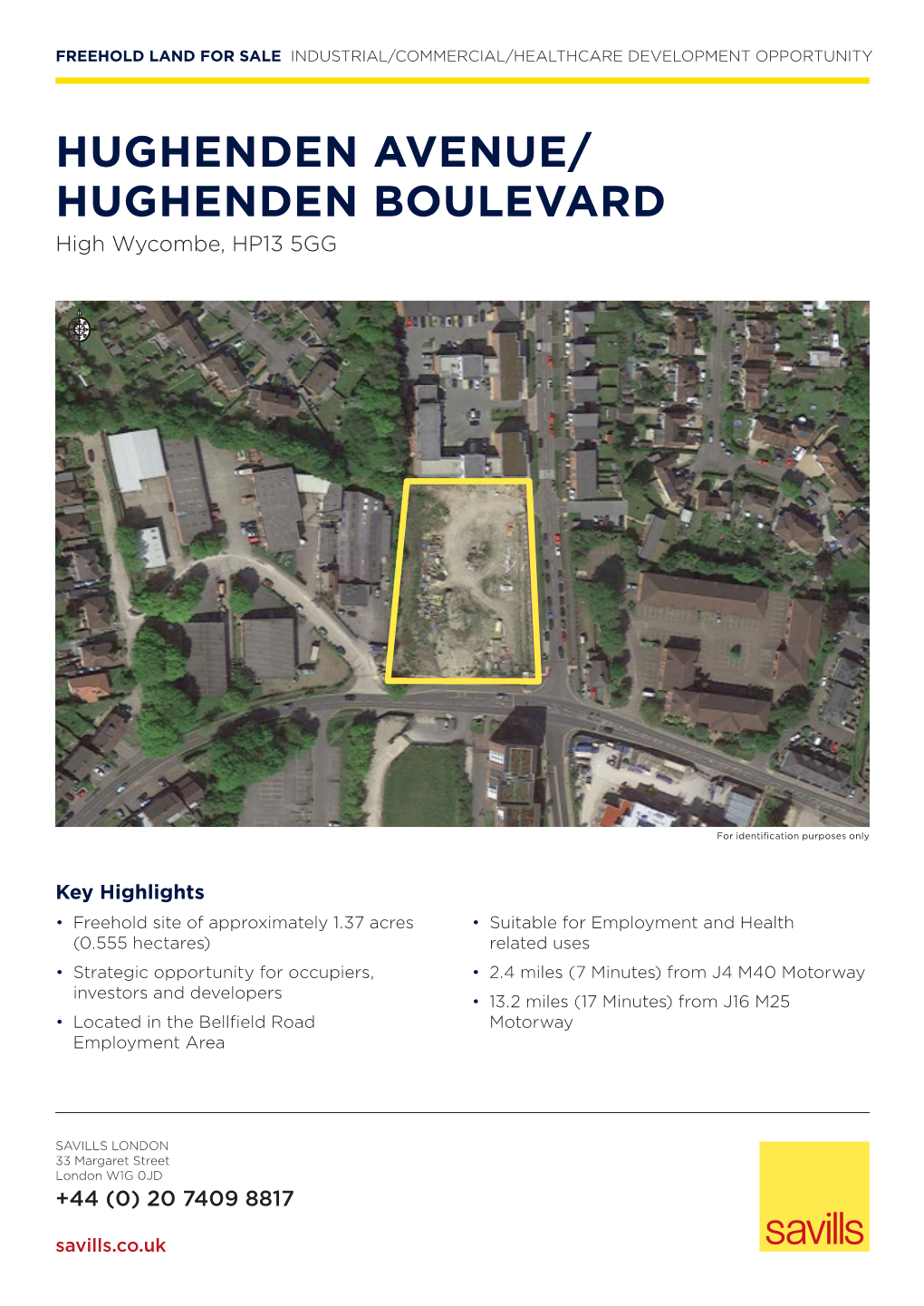 HUGHENDEN AVENUE/ HUGHENDEN BOULEVARD High Wycombe, HP13 5GG
