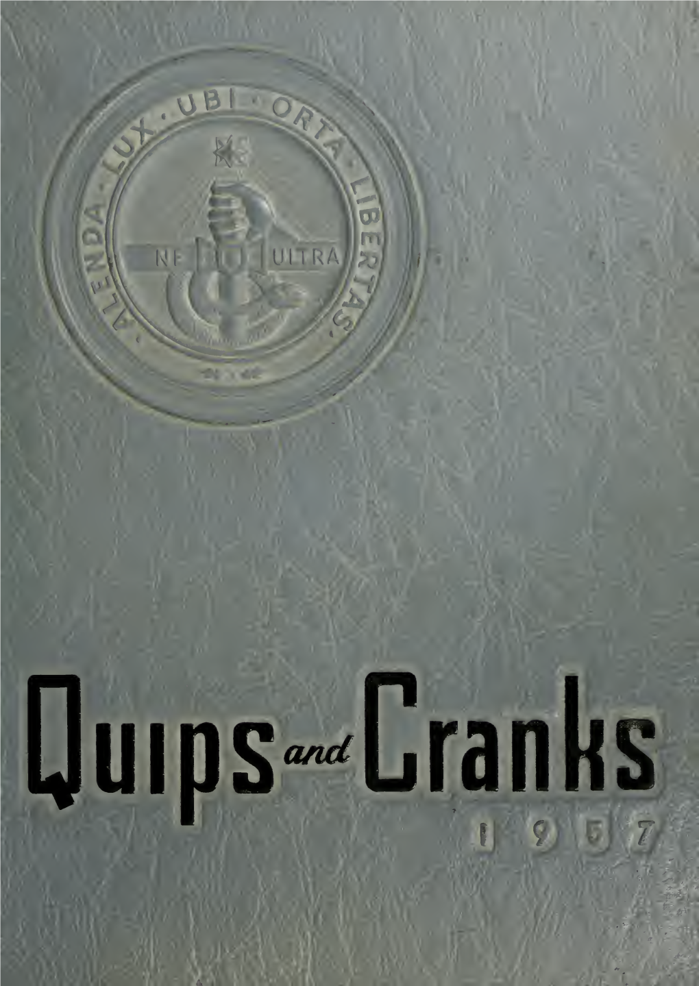 Davidson College Yearbook, Quips and Cranks, 1957