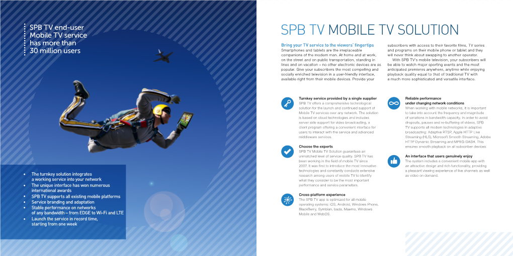 Spb Tv Mobile Tv Solution