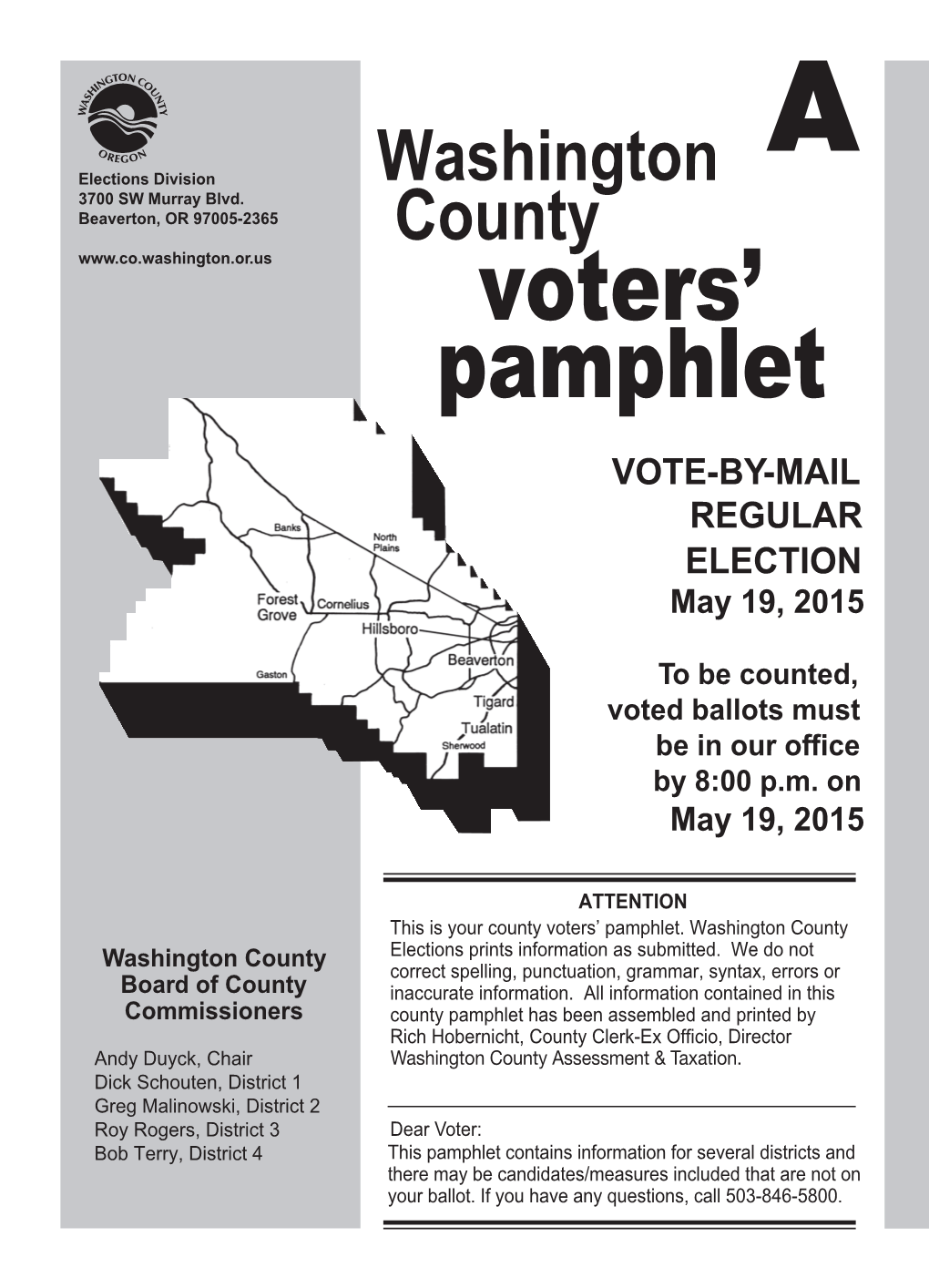 Voters' Pamphlet