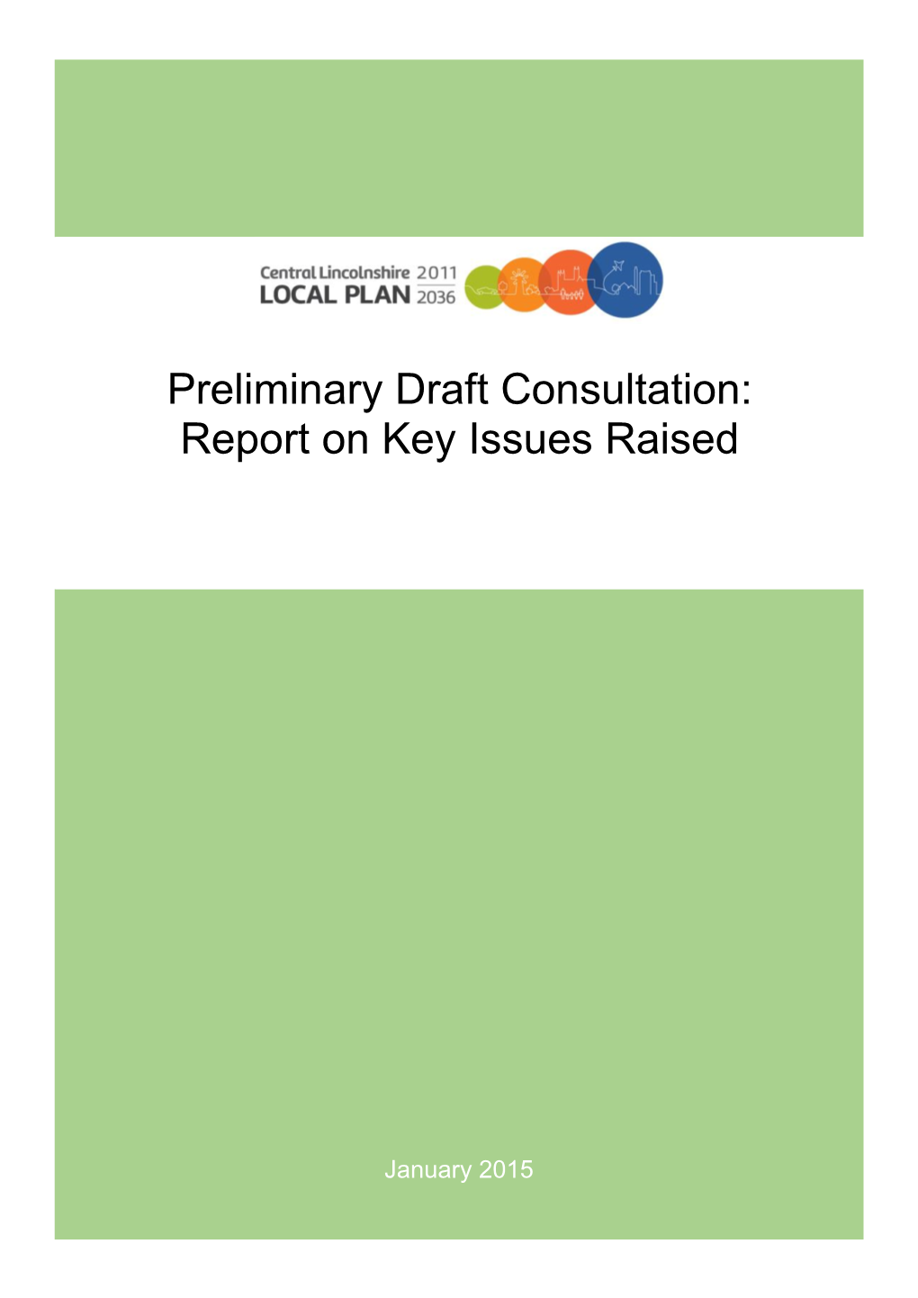 Preliminary Draft Local Plan’) October 2014