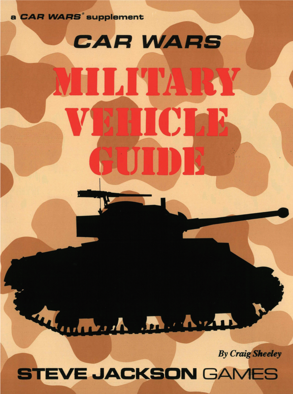 Car Wars Military Vehicle Guide