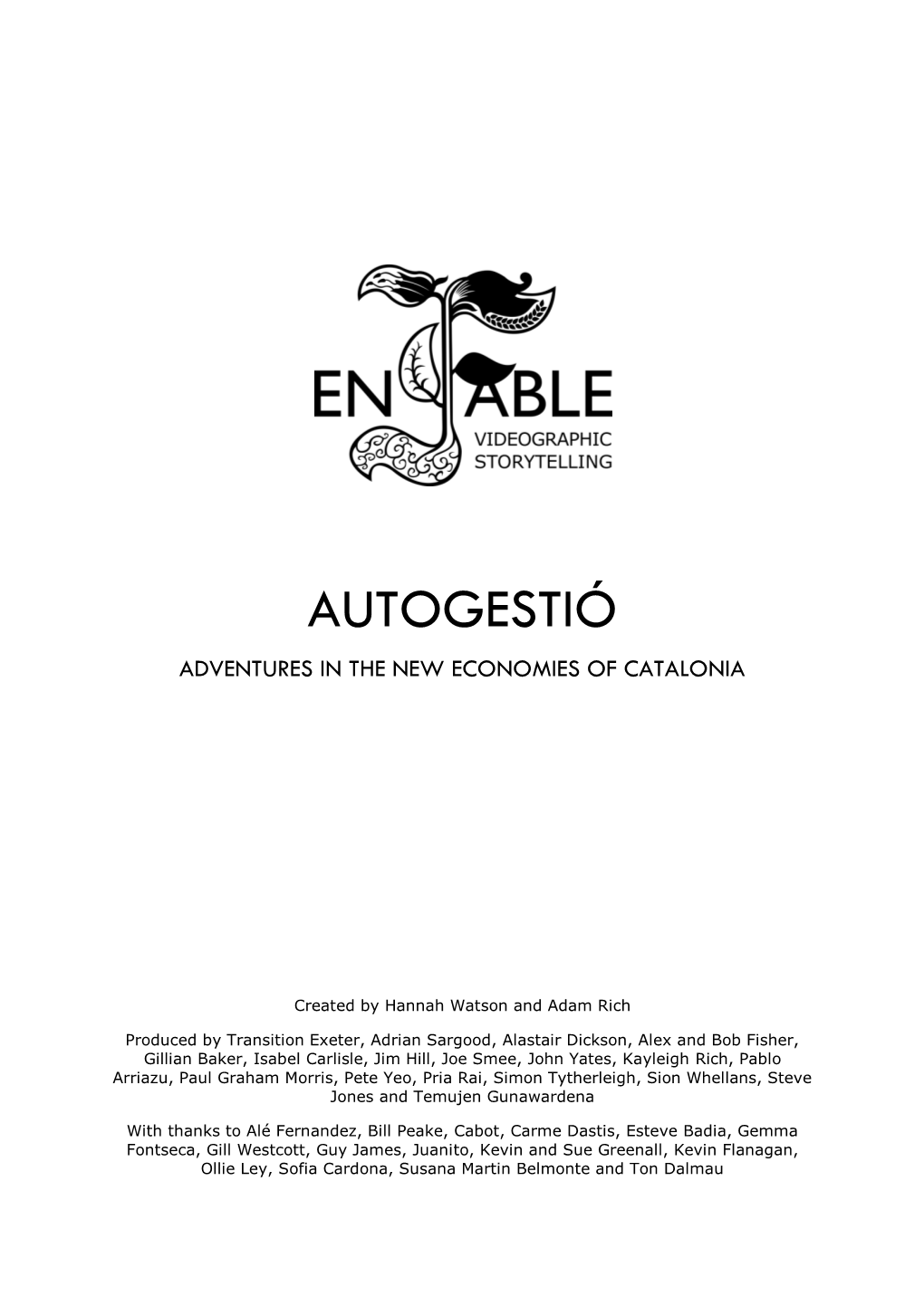 Autogestio Transcript