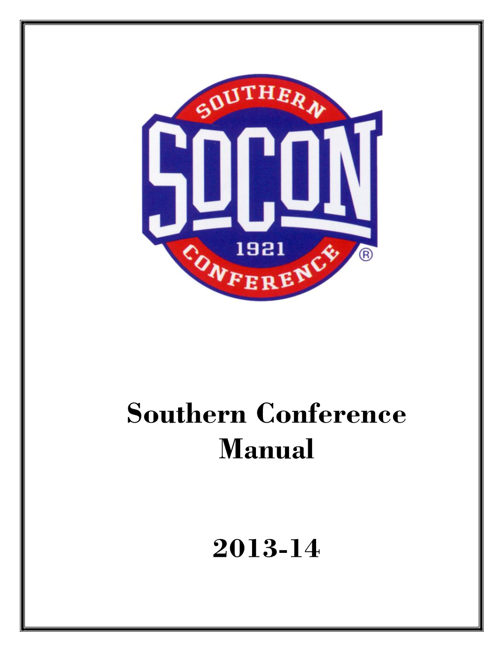 Southern Conference Manual