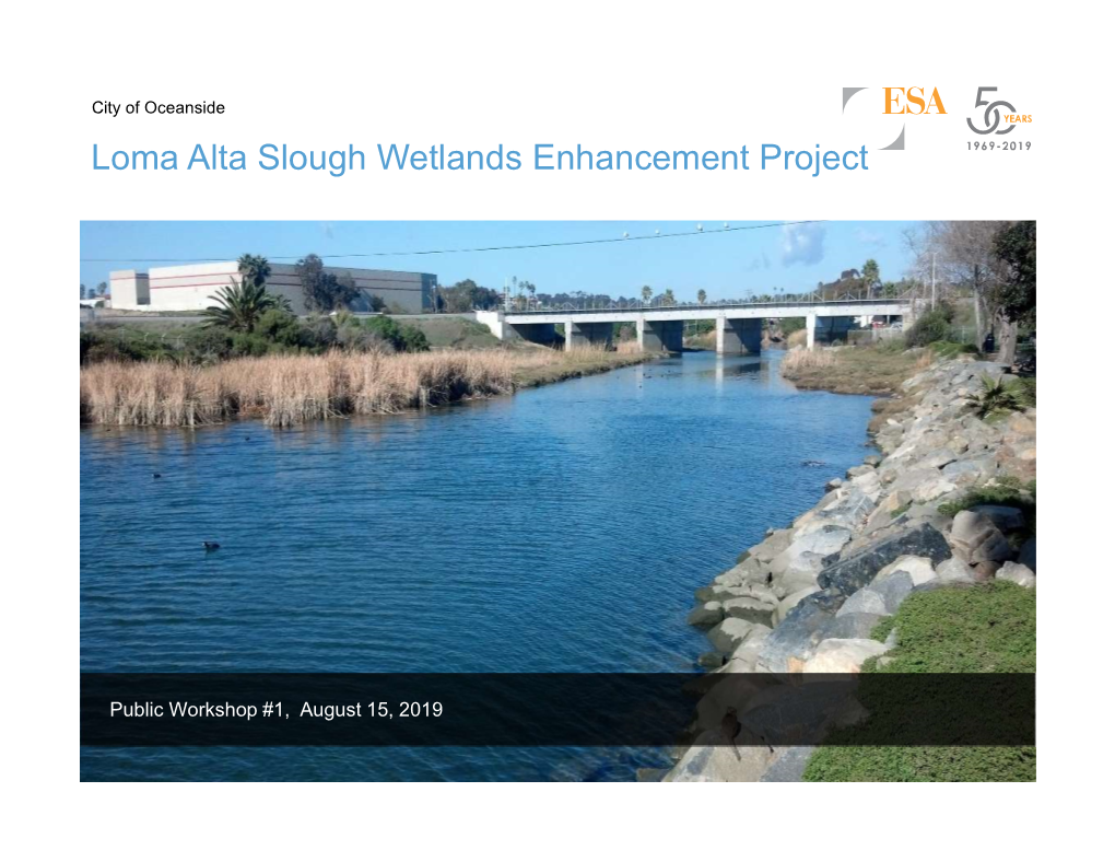 Loma Alta Slough Wetlands Enhancement Project